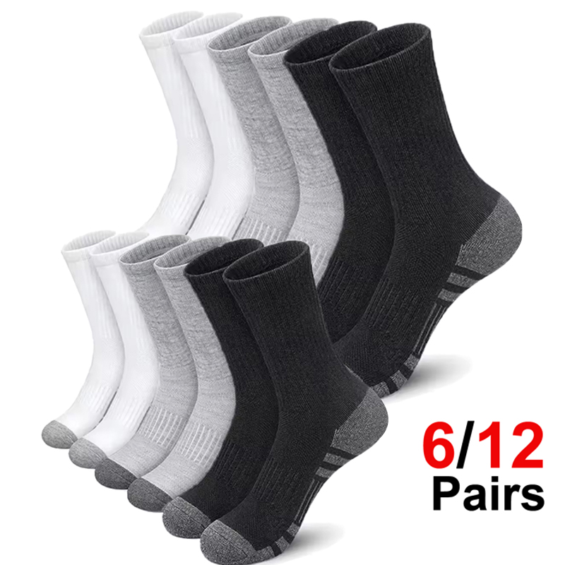 Outdoor Sports Activities - Kaos Kaki Olahraga Pria 6 Pasang,