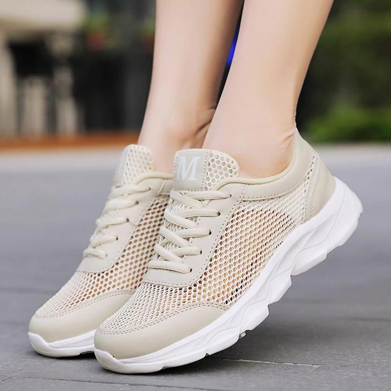 Outdoor Sport Outlet - Musim Panas Bernapas Sepatu Wanita Mesh