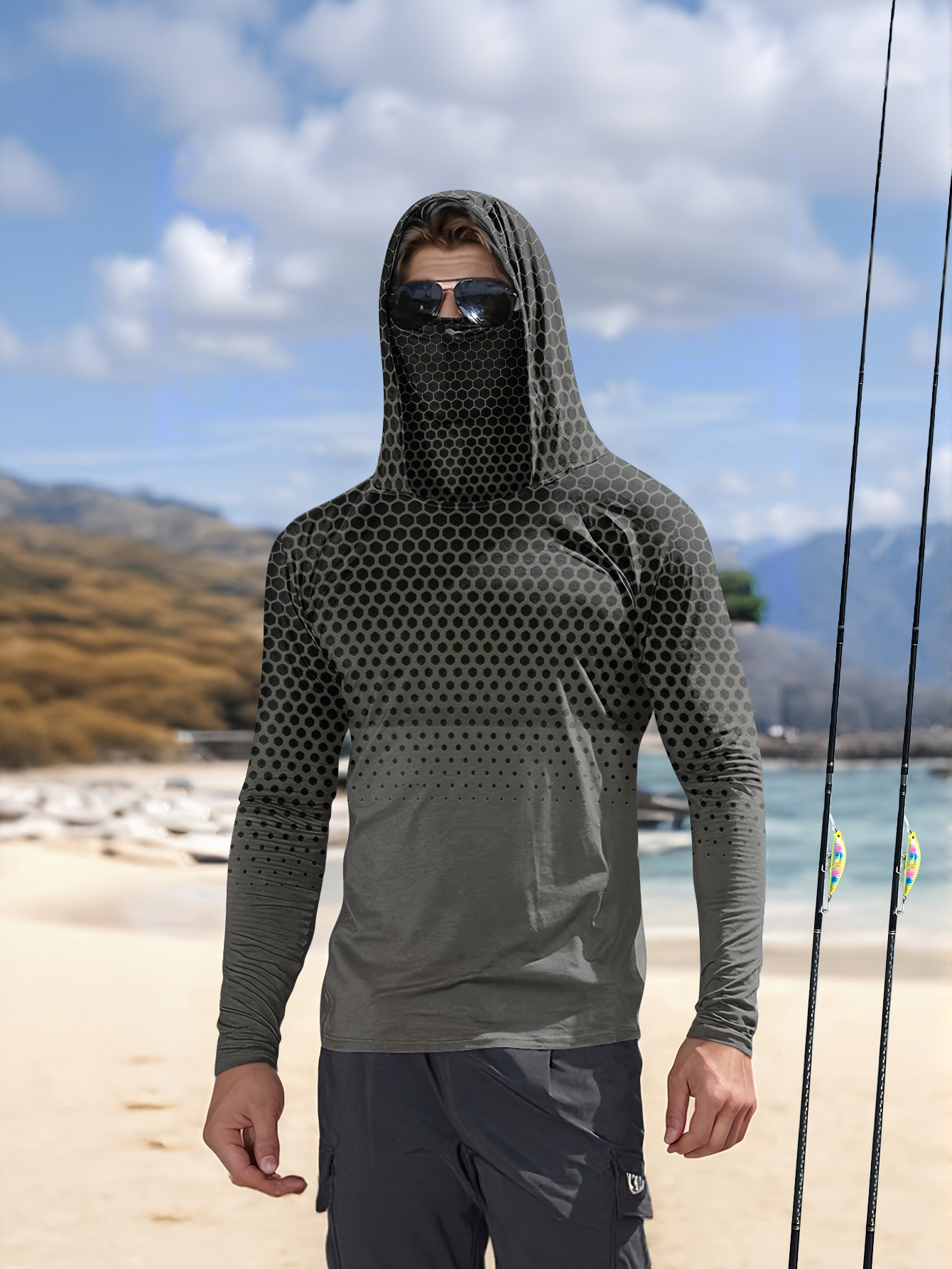 Outdoor Sports Outfit - Pakaian Memancing Pria Terlaris Musim Panas
