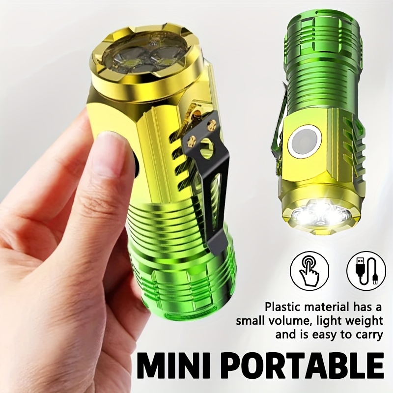 Outdoor Spotlight - Senter Mini 3LED dengan Klip Pena,