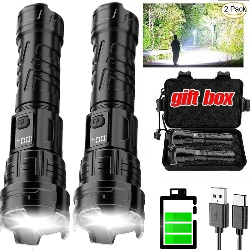 Outdoor Spotlight - Senter LED Super Terang Senter USB