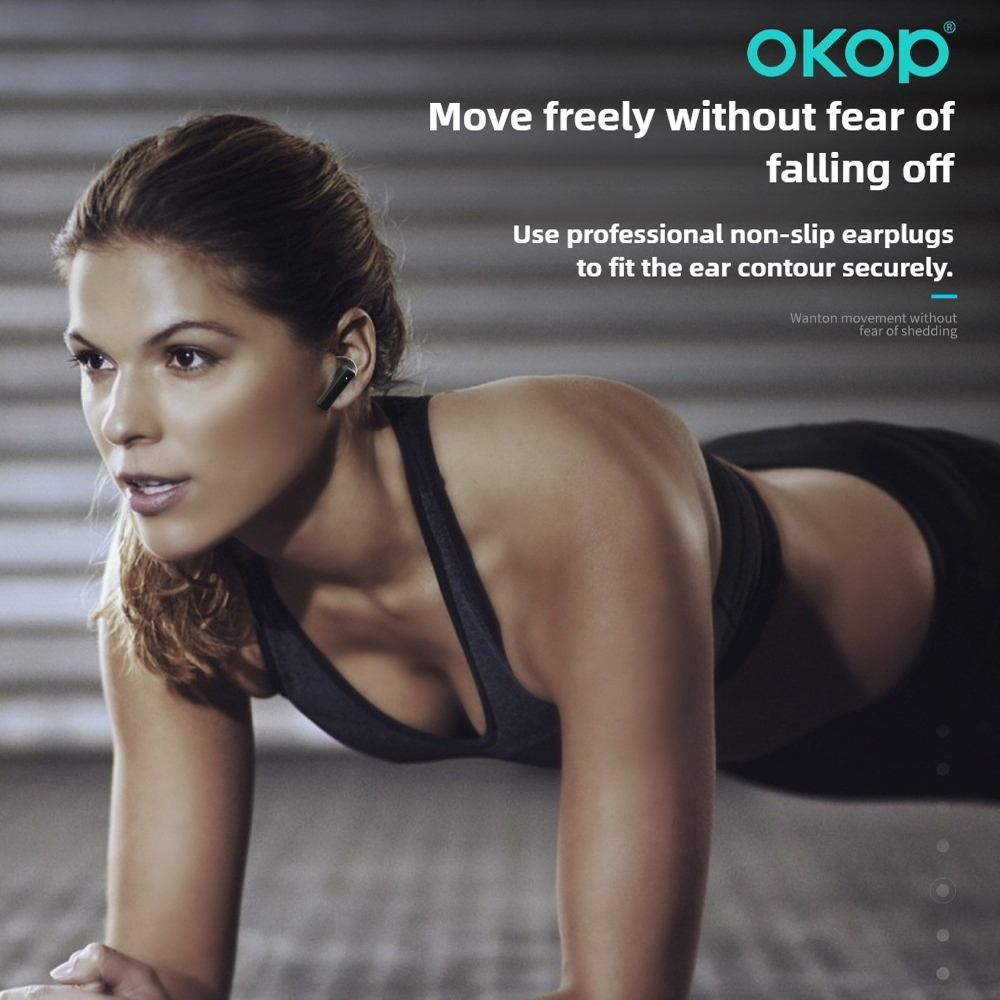 Headset AI OKOP, Headset Bluet - Outdoor Sports Activities ulasan dan harga
