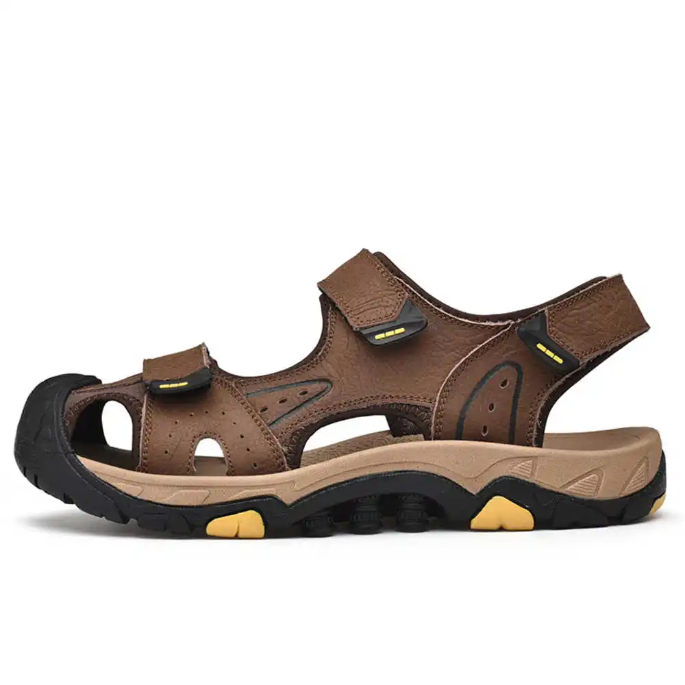 Sandal pantai kulit sapi alami - Outdoor Sport Outlet ulasan dan harga